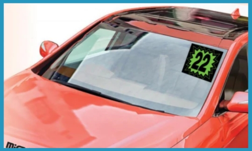how to remove sticker adhesive from car window