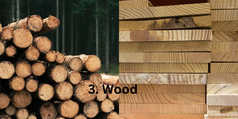 3. Wood