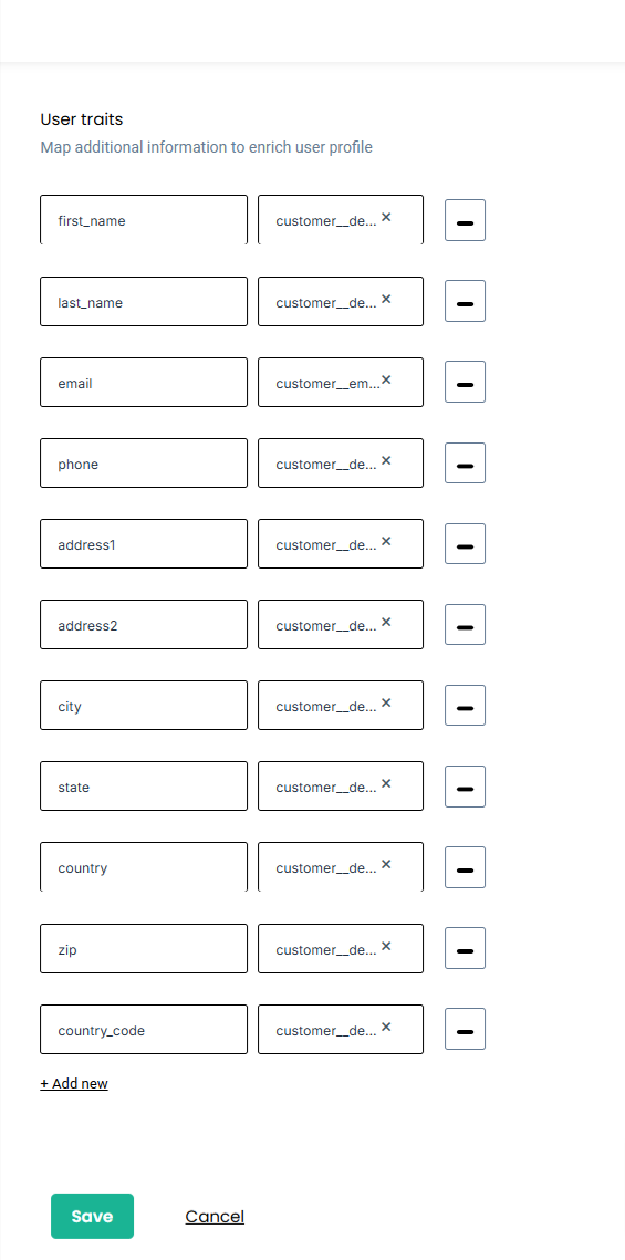 Event Configuration