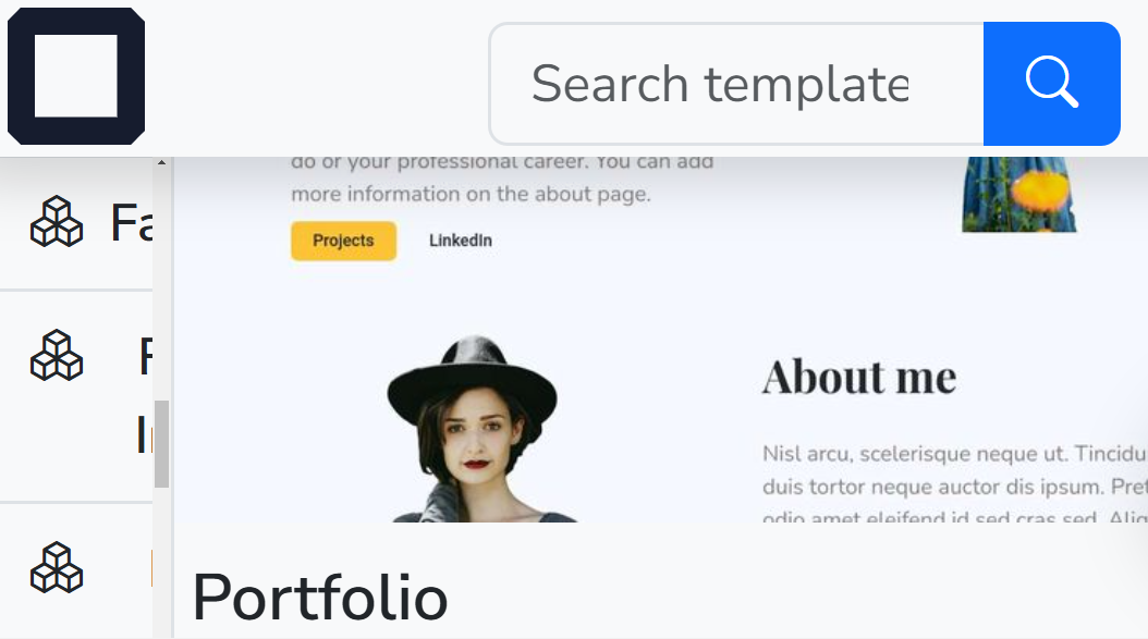 online author portfolio builder