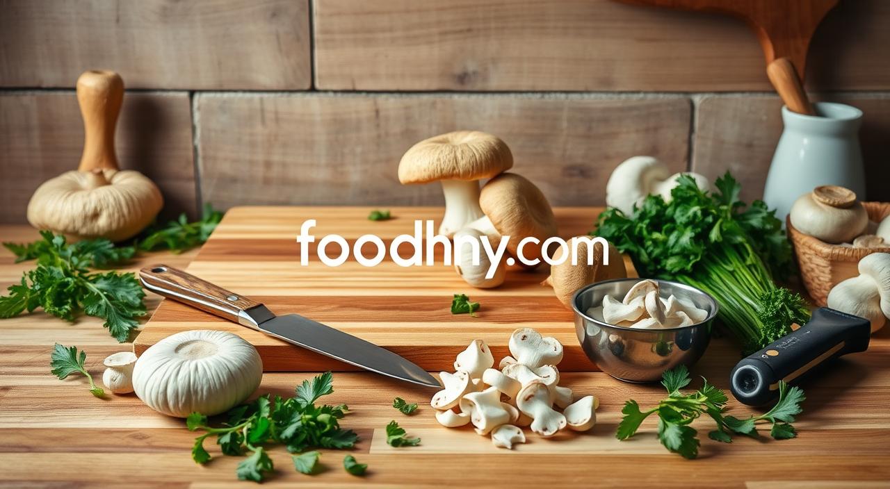 mushroom preparation tools