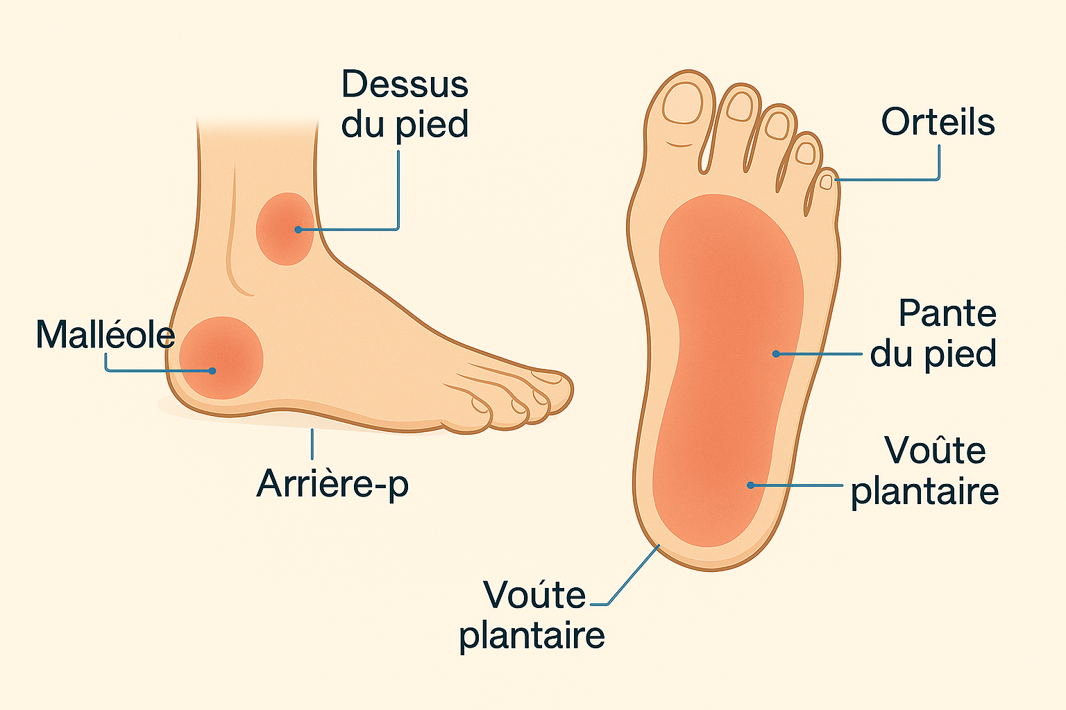 Douleurs au pied