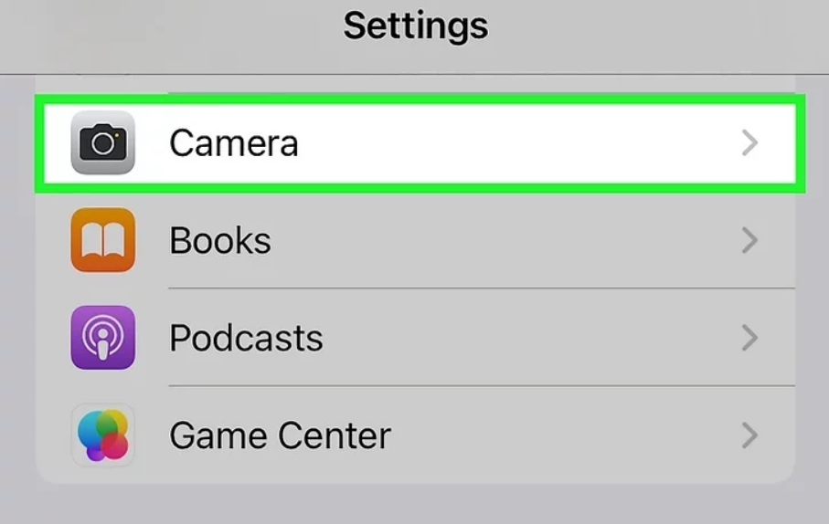 iphone setting 