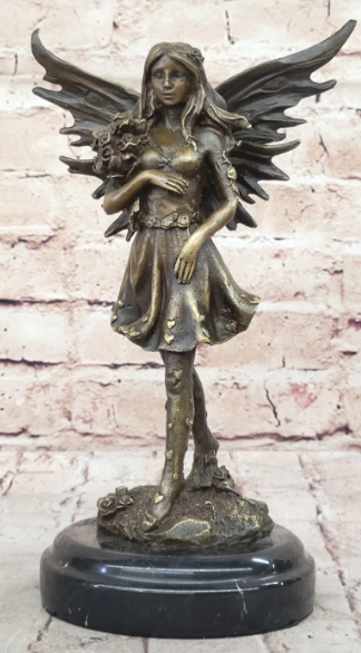 fairy bronze sculptures