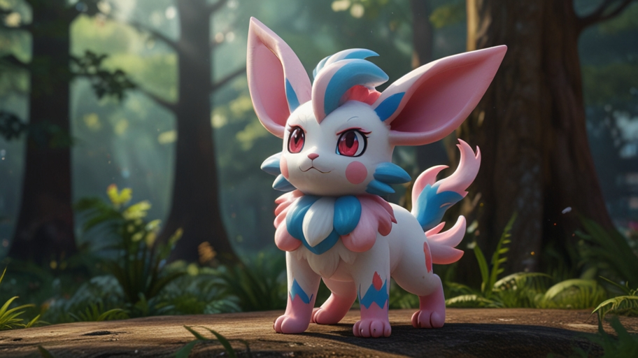 Miette's Shiny Sylveon and Shiny Sylveon Pokemon Sword