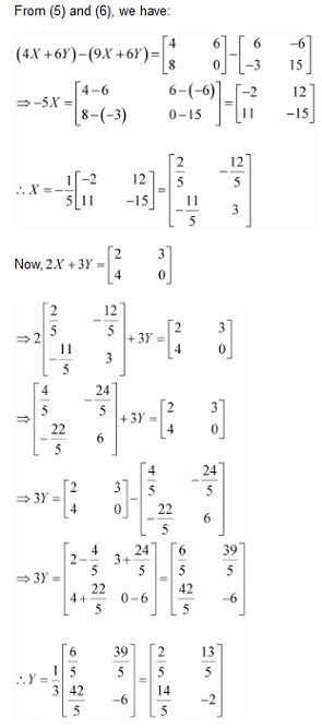 NCERT Solutions for Class 12 Math Chapter 3 - Matrices 