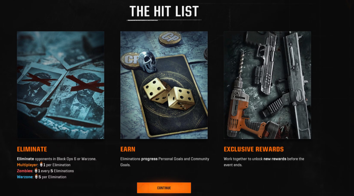 COD: Black Ops 6 "The Hit List" Limited Event and Major Patch