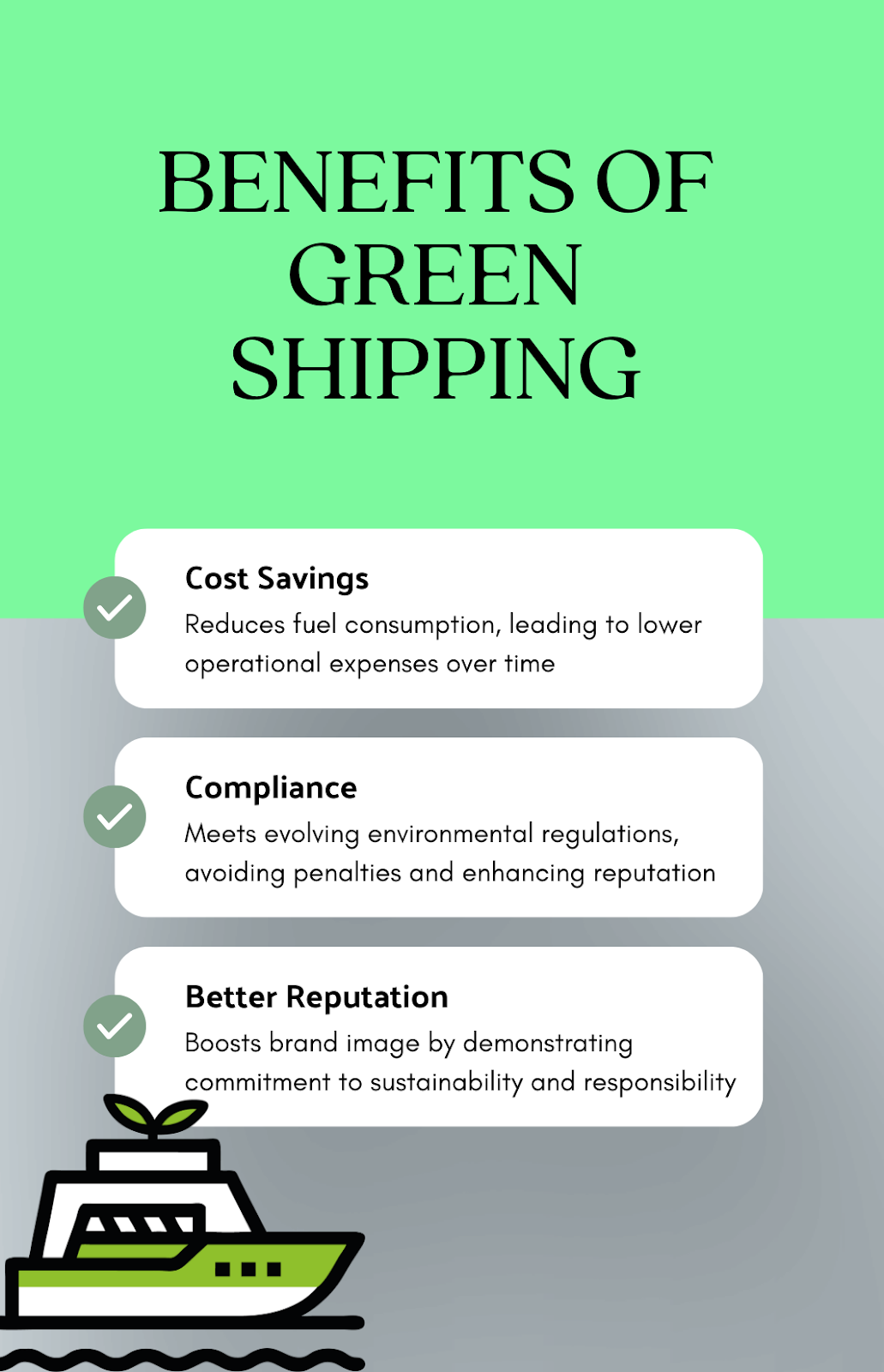 Benefits of Green Shipping