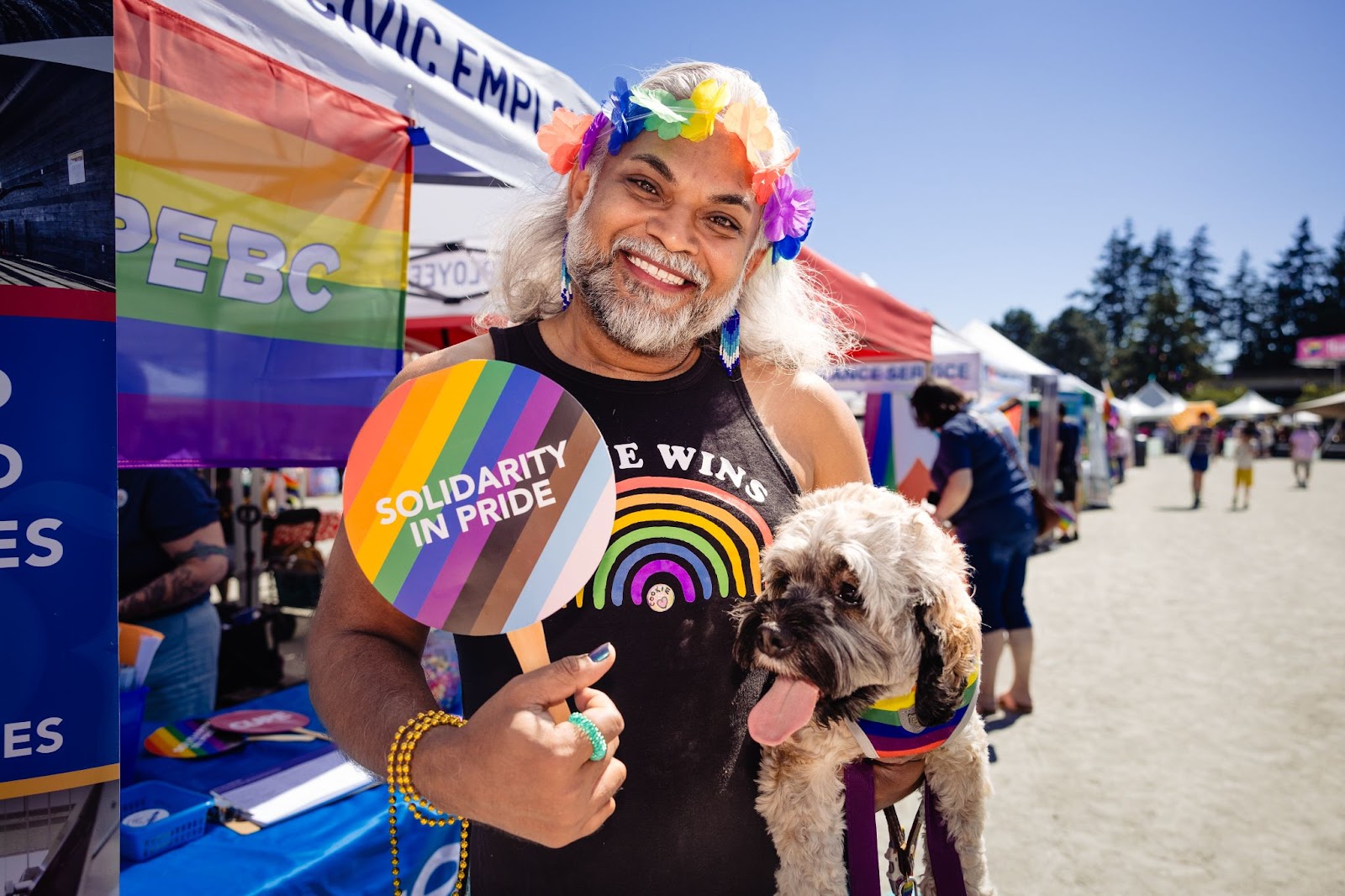 A day of visibility and inclusion at Burnaby Pride. Photo via Burnaby Pride.