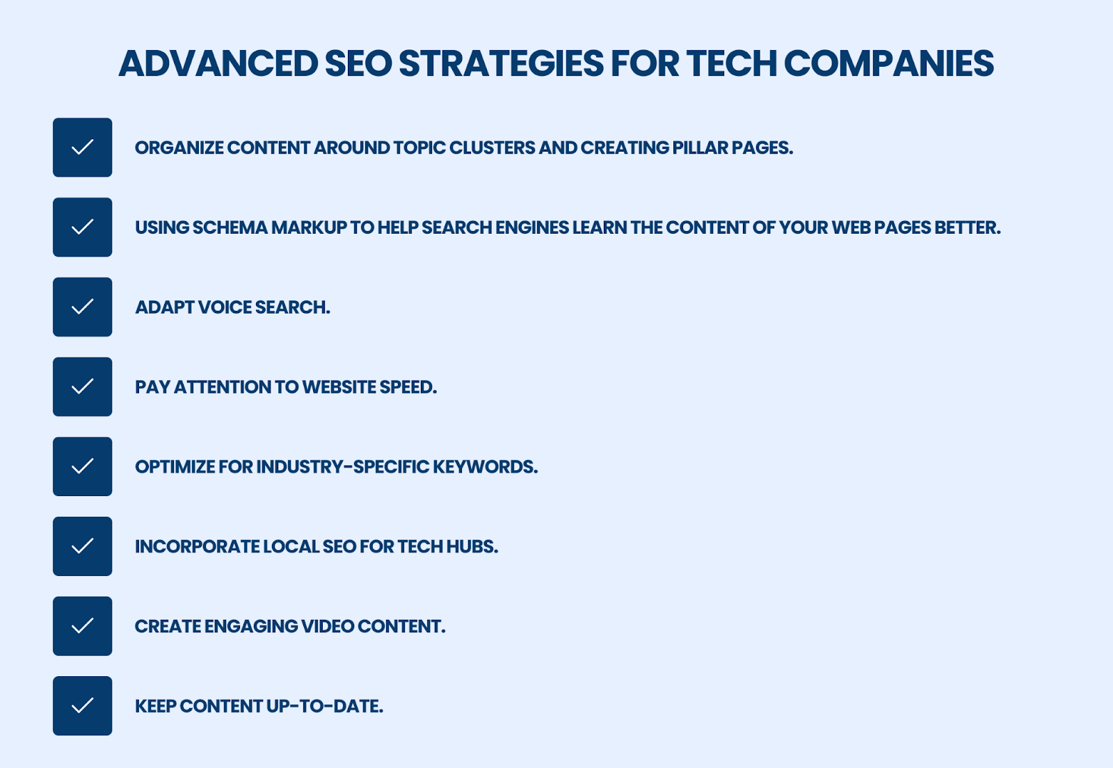 advanced SEO strategies for tech companies