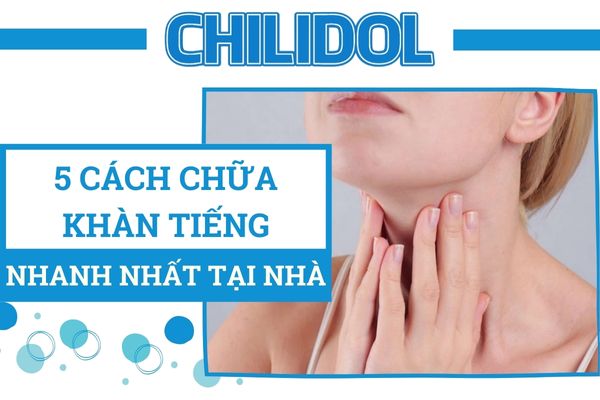 5 cách chữa khàn tiếng tại nhà nhanh nhất