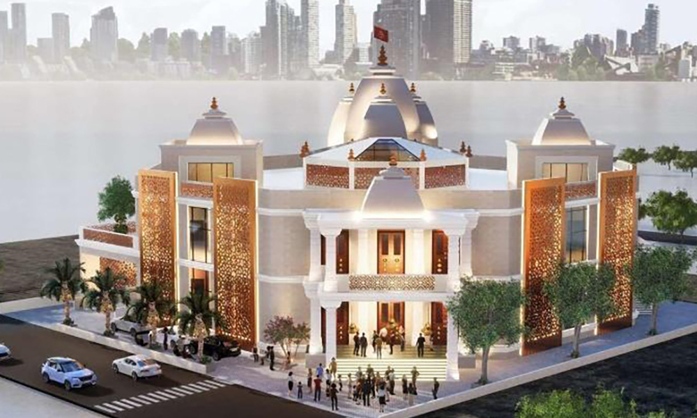 The Elegant Design of Hindu Temple in Dubai