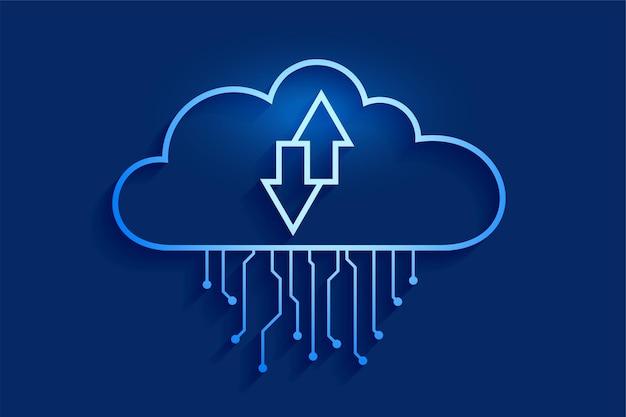 Cloud computing data streaming concept