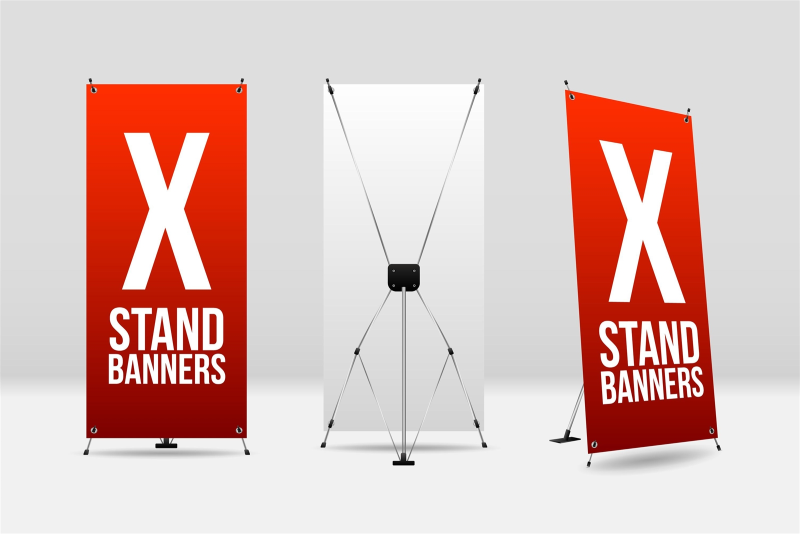 In standee là gì? Standee chân đứng chữ X
