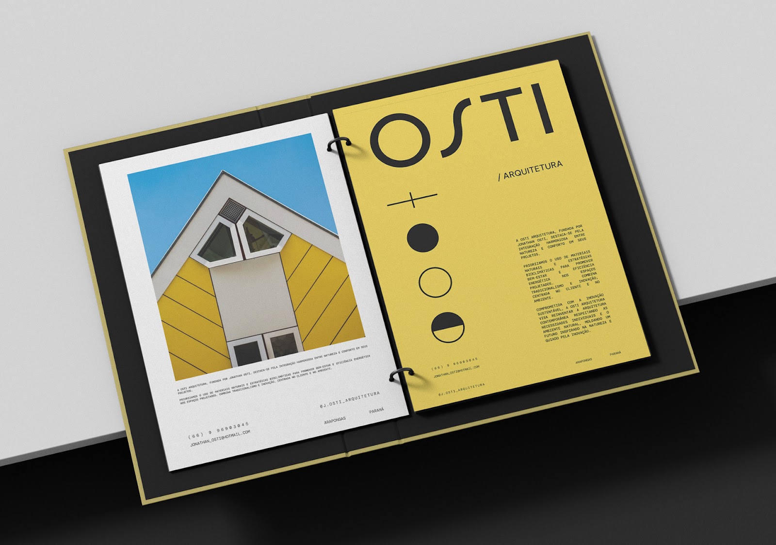 Image from the OSTI Architecture: Branding & Visual Identity Insights article on Abduzeedo