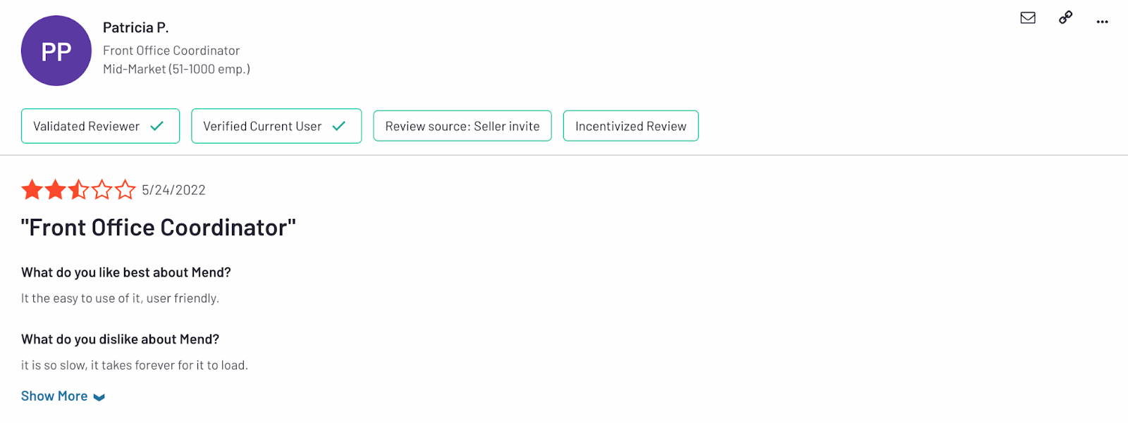 Mend Ratings and Customer Reviews: