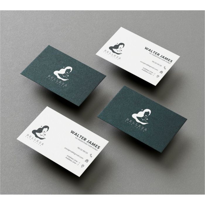  matte finish visiting cards 