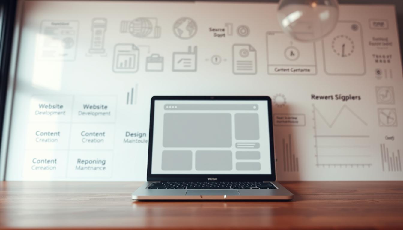 web design cost components