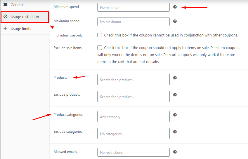 coupon conditions