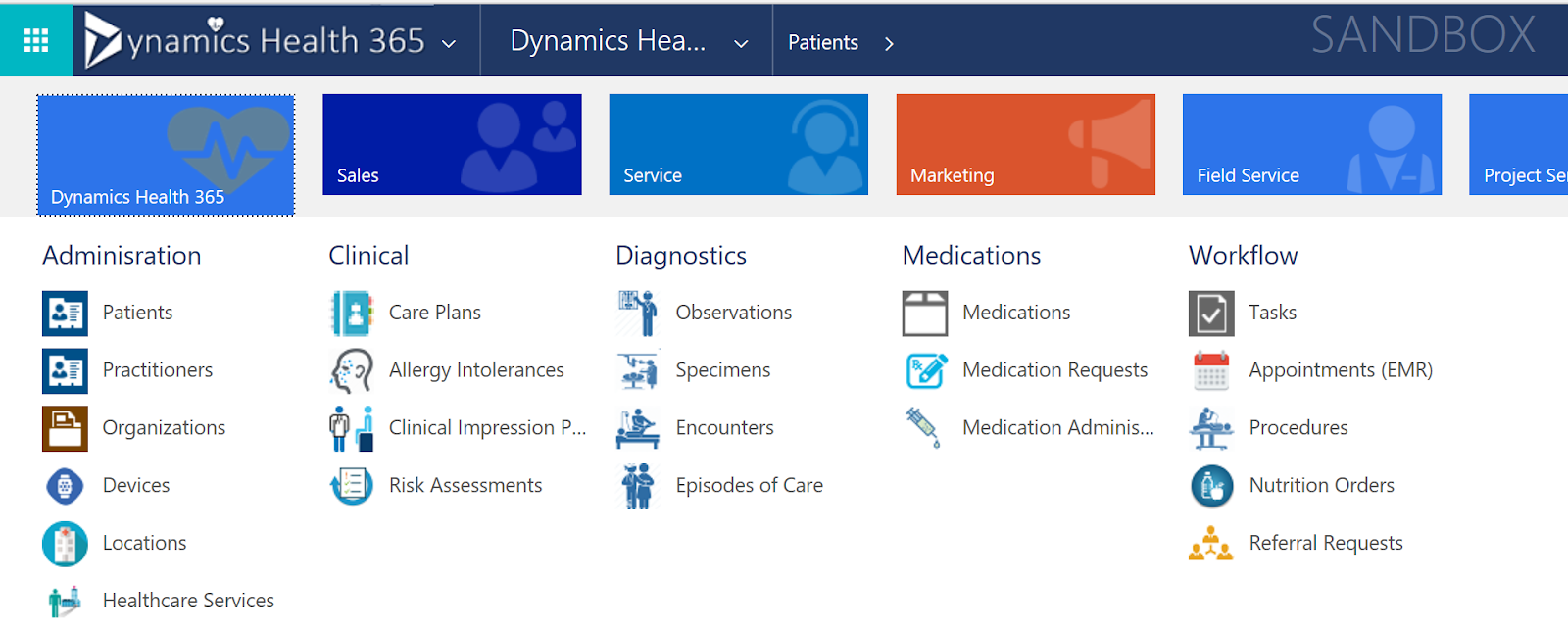 Microsoft Dynamics 365 healthcare