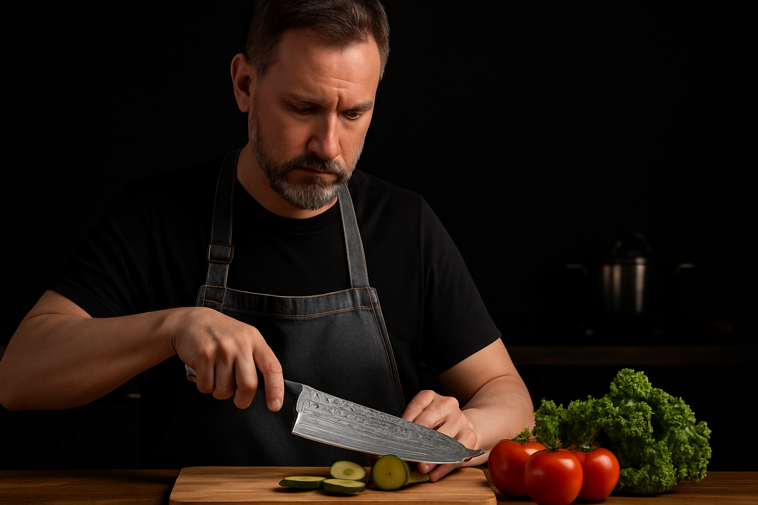 Why Dads Love Cooking with Professional Damascus Knives?