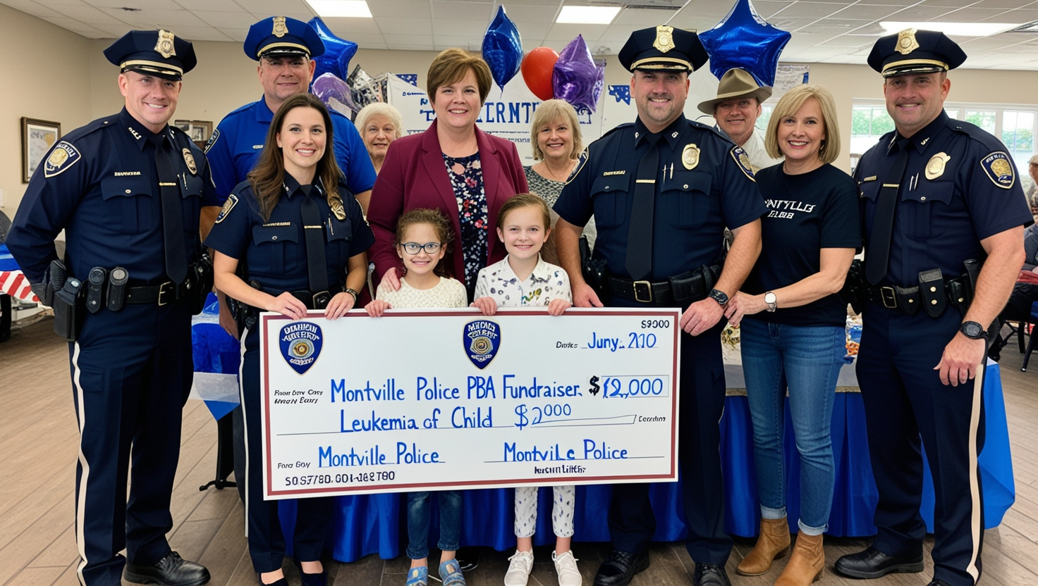 Montville Police PBA Holds Successful Fundraiser for Child with Leukemia