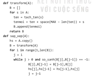 BÀI 32: ÔN TẬP LẬP TRÌNH PYTHON