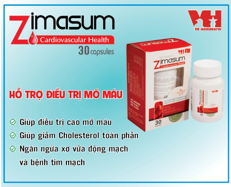 Zimasum - Giải pháp “vàng” cho sức khỏe tim mạch