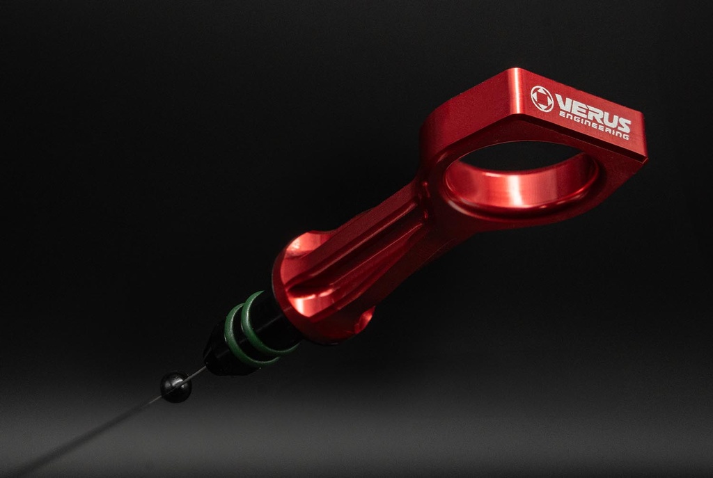 Honda Civic Type R dipstick with Verus Engineering logo