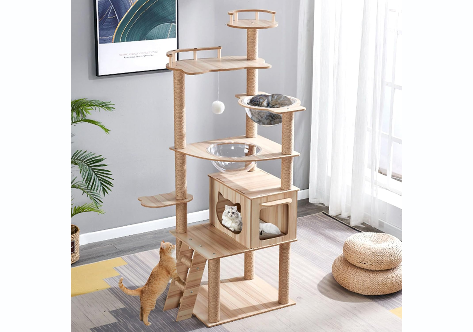 Oceskyha Modern Cat Tree Tower