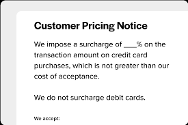Customer Pricing Notice template