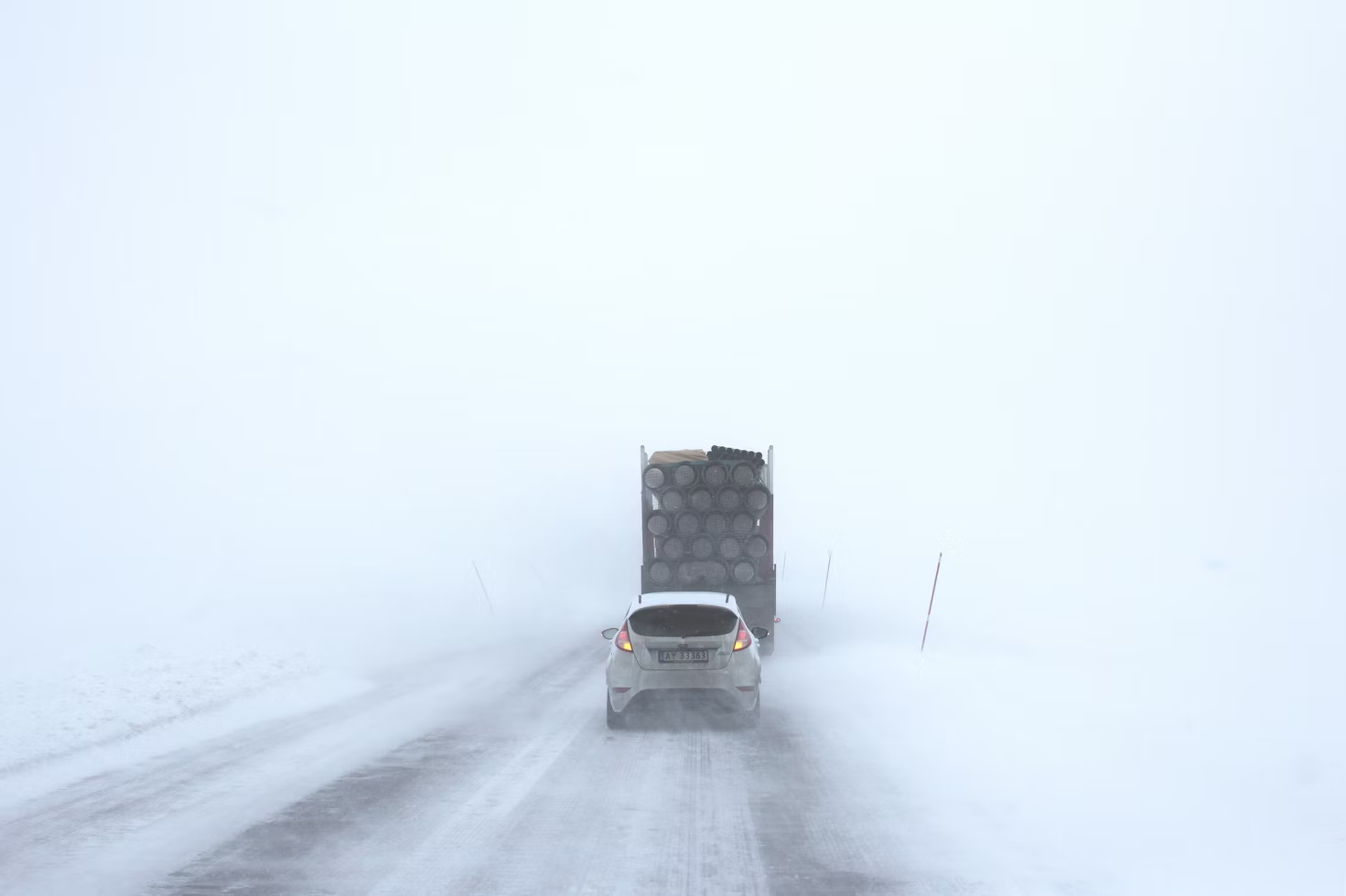 A snow storm