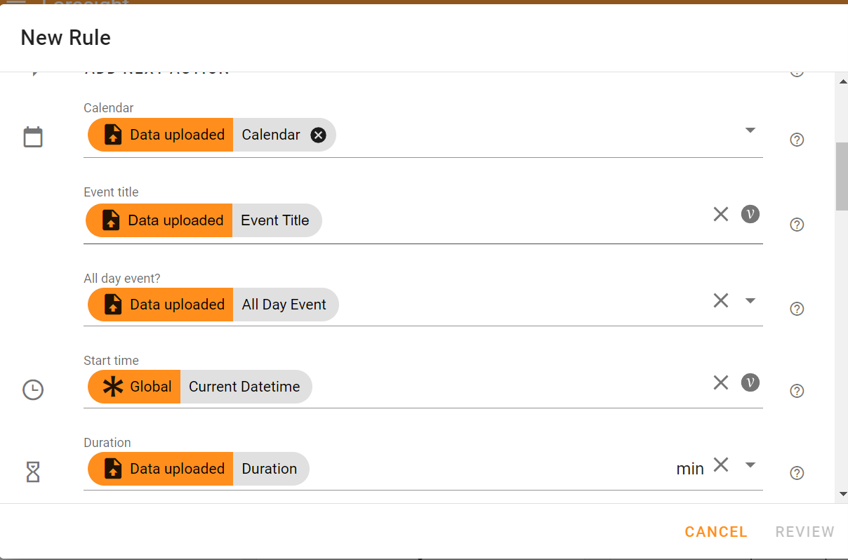 Bulk create calendar events and save time Foresight