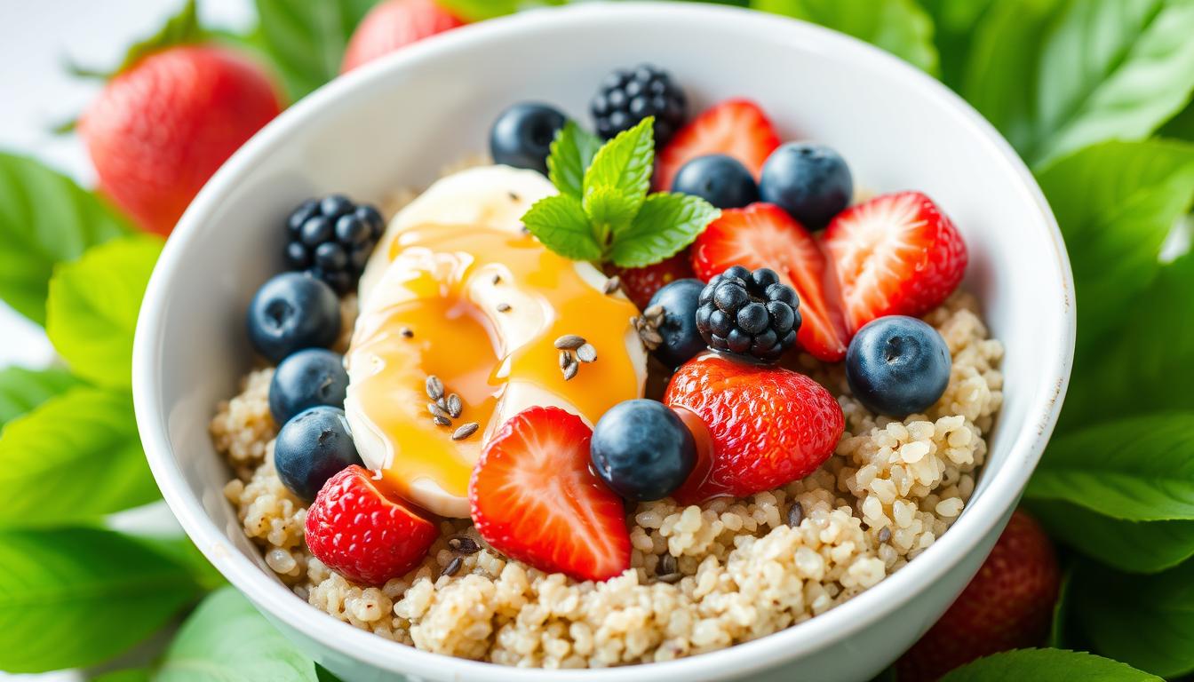 quinoa breakfast bowl