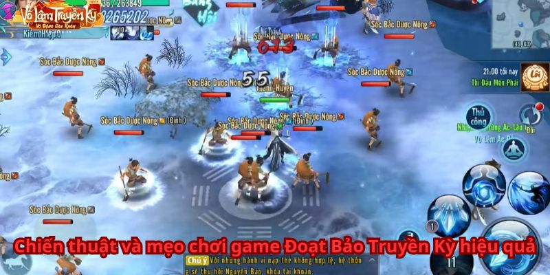 Chiến thuật và mẹo chơi game Đoạt Bảo Truyền Kỳ hiệu quả