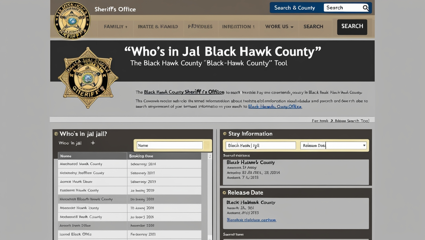 Who's in Jail Black Hawk County