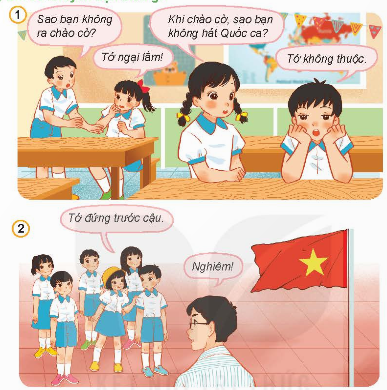 BÀI 1. CHÀO CỜ VÀ HÁT QUỐC CAKHỞI ĐỘNGCâu hỏi: Nghe/hát bài  Lá cờ Việt Nam