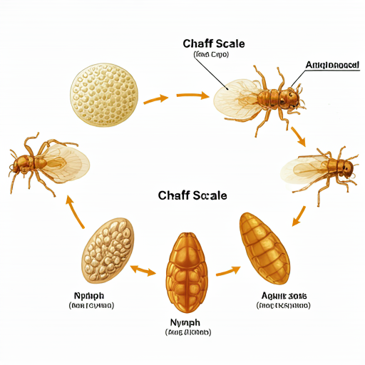 Lifecycle of Chaff Scale