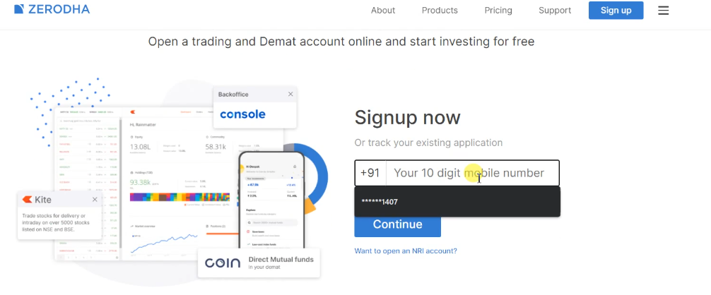 How to Open Demat Account in zerodha