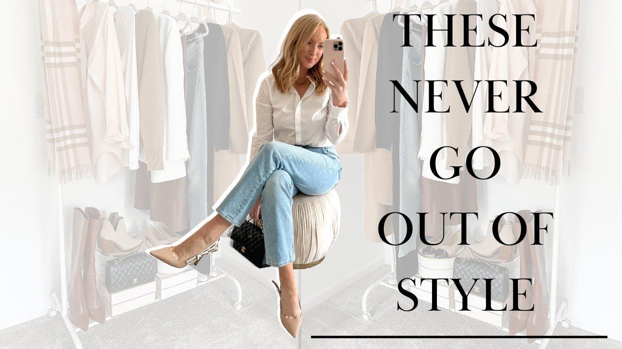 Classic Fall Wardrobe Essentials For Women That NEVER Go Out Of Style -  YouTube