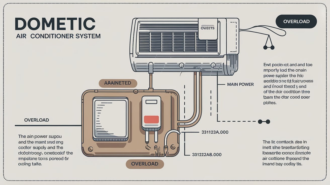 Dometic Air Conditioner Overload Part Number 331213A8.000