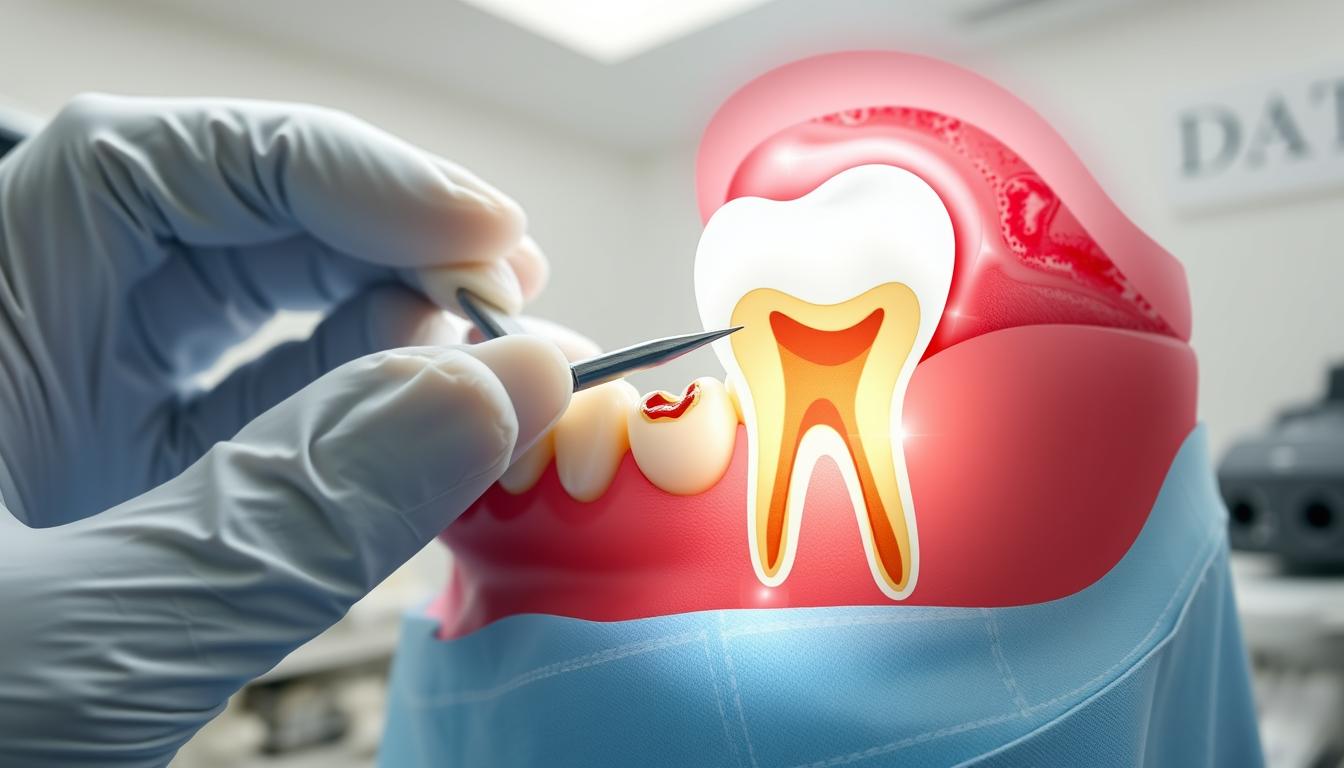 Dental crown procedure steps