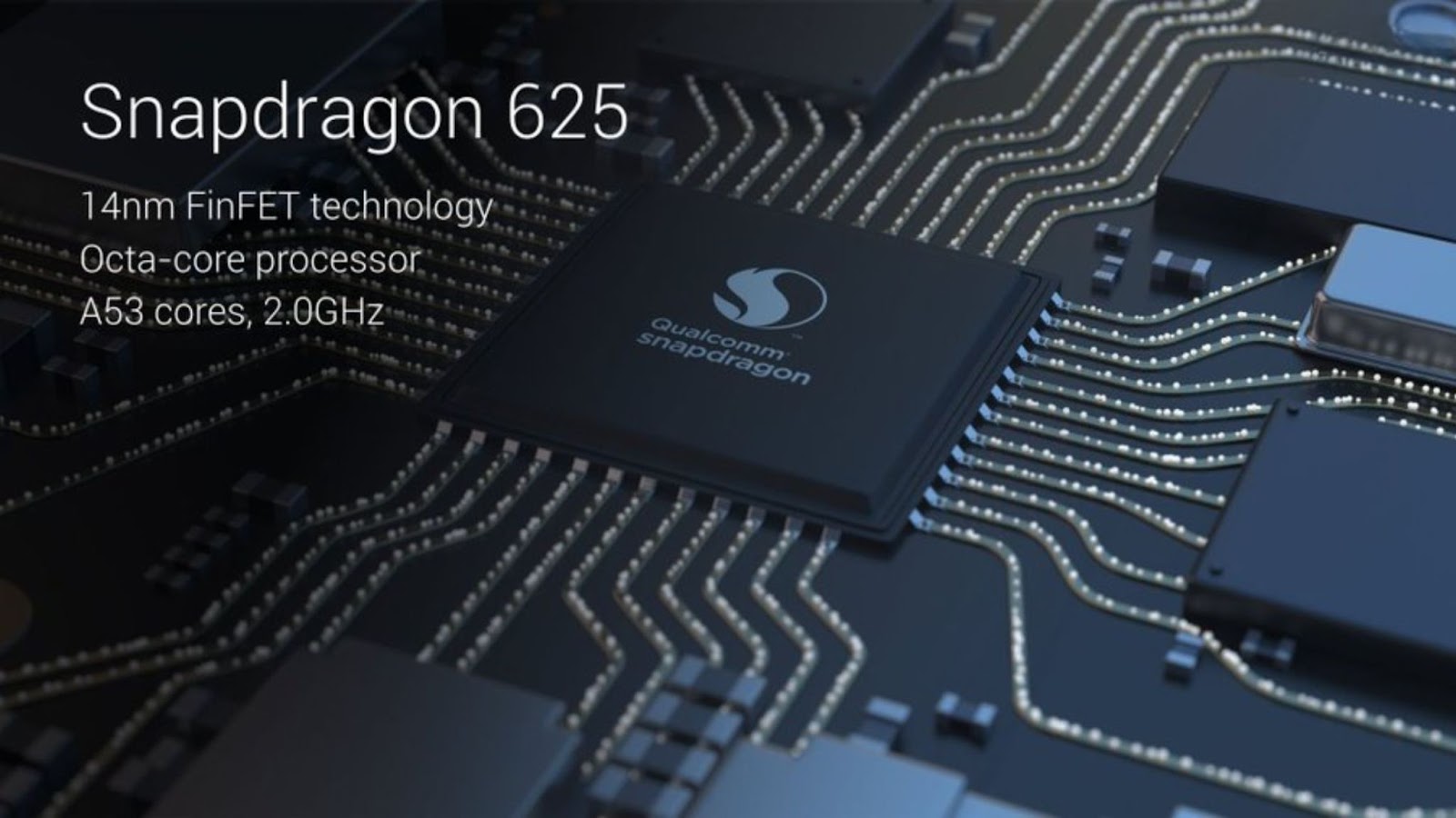 Image showcasing Qualcomm Snapdragon 625 processor