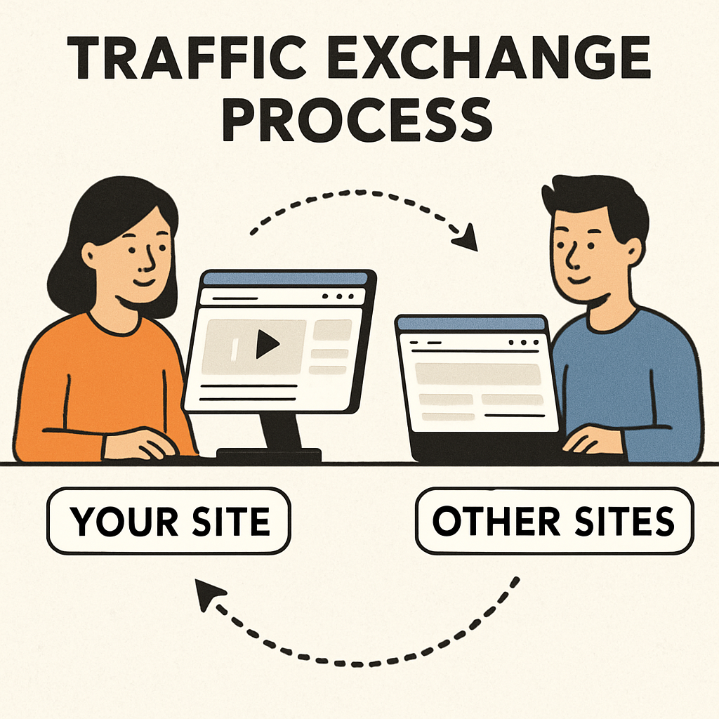 Illustration of Traffic Exchange Process