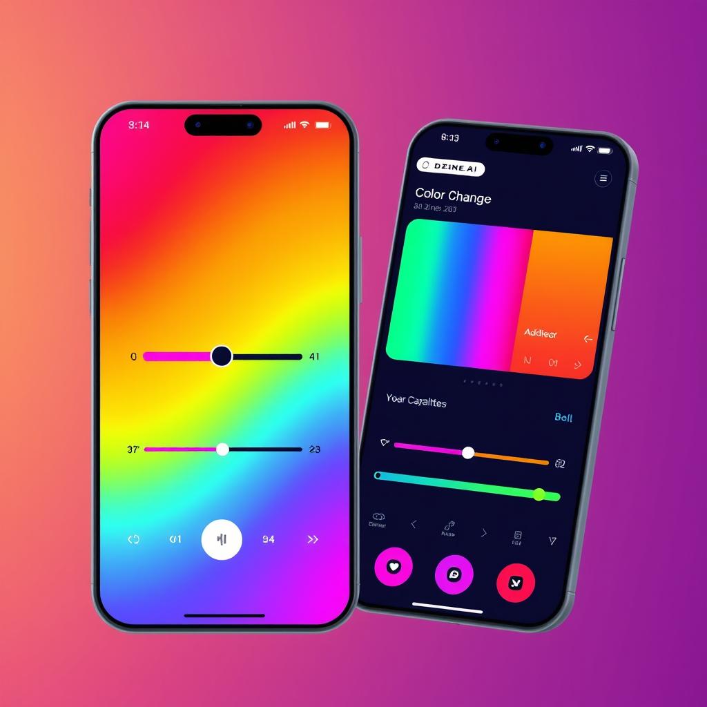 what is the ai color changing app