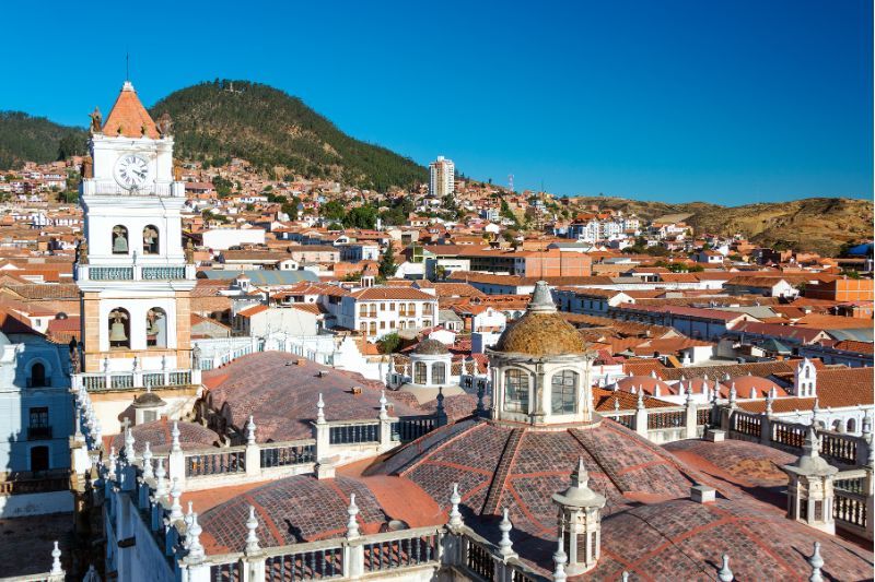 sucre ruta en bolivia
