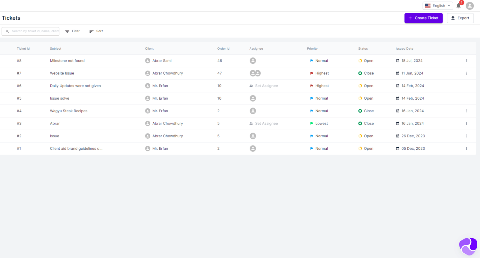 Agency Handy Issue Tracking and Ticketing