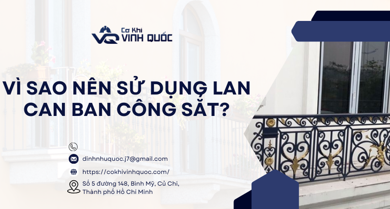 Thi Công lan can sắt ban công 2