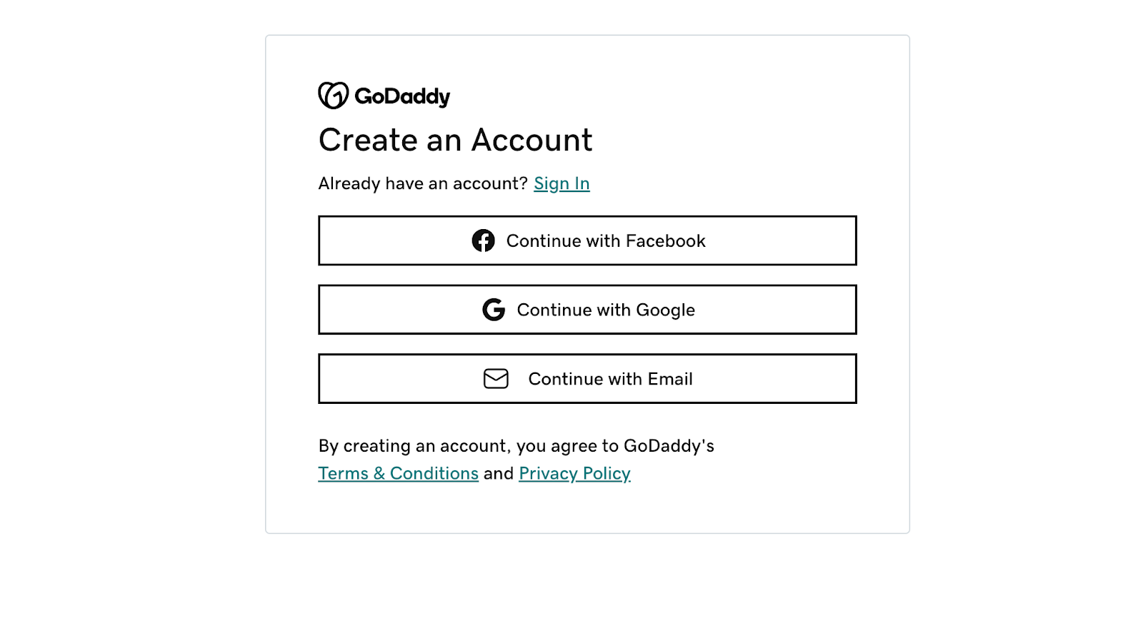 How to Create Godaddy Account: Step By Step Guide