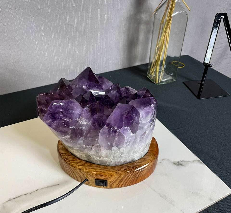 Amethyst Crystal Lamp